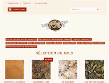 Tablet Screenshot of lesrecoltesdumonde.com